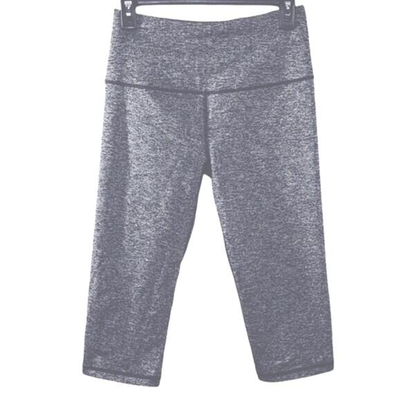 VSX Sport Knockout Capri Leggings Marbled Grey Size Medium High Impact - Picture 2 of 13